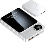 Wireless Charger - Magnetic Fast Charging Pad, 20000mah High Capacity Hub, Match wtih Phone, Earphones, Tablet, Laptop & Smartwatch, Perfect for Desk, Home & Workplace 4.09x2.68x0.75 Inches
