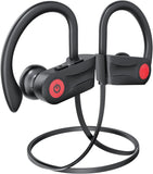 Bluetooth Headphones, Wireless Headphones with 16 Hours Playtime Bluetooth 5.3 Wireless Earbuds HD Deep Bass Stereo Sound Isolation IPX7 Waterproof Earphones for Workout Running Sports