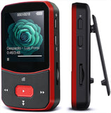 64GB Clip MP3 Player with Bluetooth 5.3, Portable Music Player with Voice Recorder for Sports Running, FM Radio, Pedometer, A-B Repeat, Audio Shuffle Playback, Support 128GB Micro SD Card