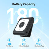 64GB Clip MP3 Player with Bluetooth,Portable Music Player with FM Radio, Shuffle, No Phone Needed, for Sports