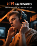 128GB MP3 Player with Bluetooth 5.3, AGXOV Music Player with Built-in HD Speaker, FM Radio, Voice Recorder, HiFi Sound, E-Book, Earphones Included