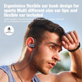 Bluetooth Headphones, Wireless Headphones with 16 Hours Playtime Bluetooth 5.3 Wireless Earbuds HD Deep Bass Stereo Sound Isolation IPX7 Waterproof Earphones for Workout Running Sports