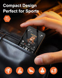 128GB MP3 Player with Bluetooth 5.3, AGXOV Music Player with Built-in HD Speaker, FM Radio, Voice Recorder, HiFi Sound, E-Book, Earphones Included