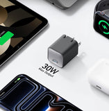 Nano Charger, USB C GaN Charger 30W, PIQ 3.0 Foldable PPS Fast Charger for iPhone 17 / 16 and more series, Galaxy, iPad