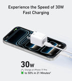 Nano Charger, USB C GaN Charger 30W, PIQ 3.0 Foldable PPS Fast Charger for iPhone 17 / 16 and more series, Galaxy, iPad